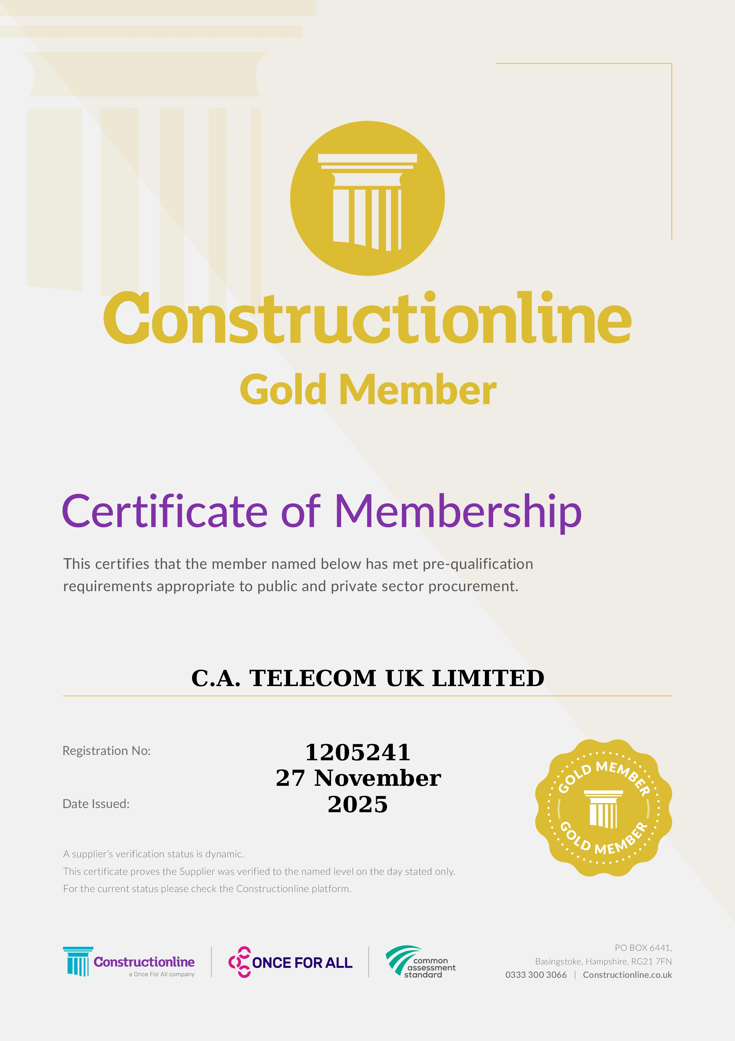 CAT-Constructionline-Gold-cert-25-26