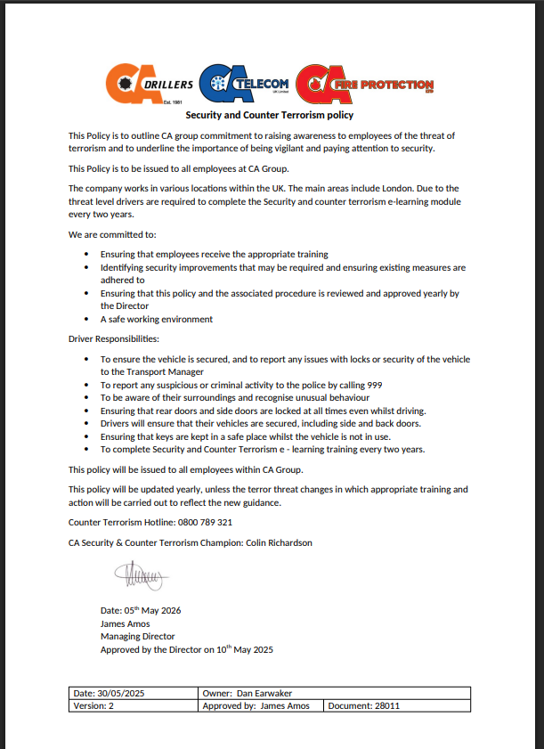 Counter Terrorism Policy V2 2026