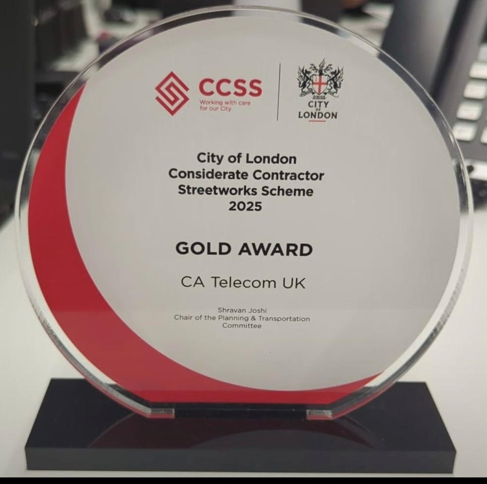 C.A. Telecom UK Limited Gold Award